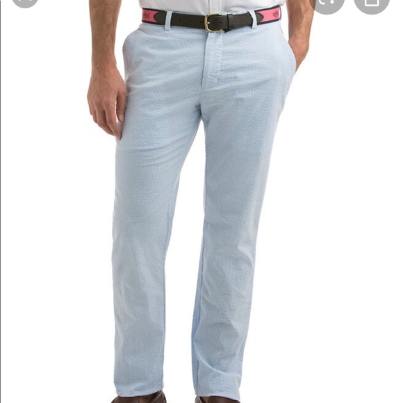 Vineyard Vines Other - Vineyard Vines Blue Seersucker Breaker Pants